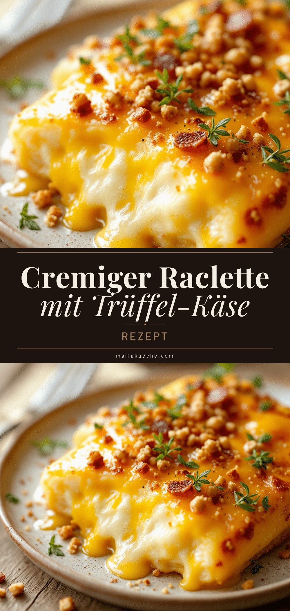 Cremiges Raclette mit Trüffel recipe
