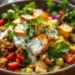 Crispy Halloumi Gemüse Bowl - featured image