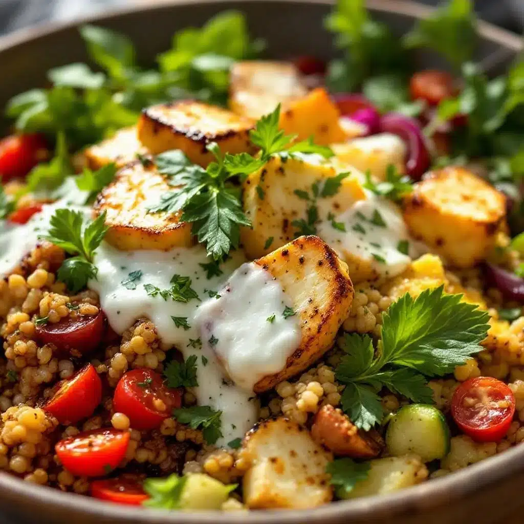 Crispy Halloumi Gemüse Bowl - featured image