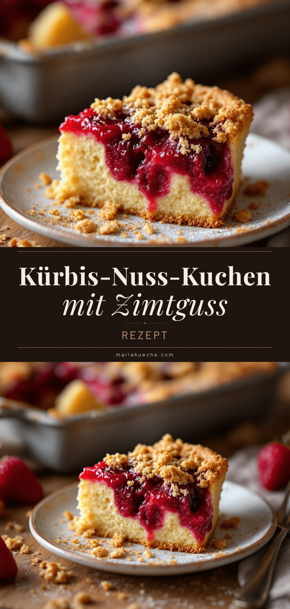 Duftender Herbstlicher Kürbis-Nuss-Kuchen recipe