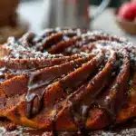 feuchter doppelter Schoko-Kürbis-Bundt-Kuchen - featured image
