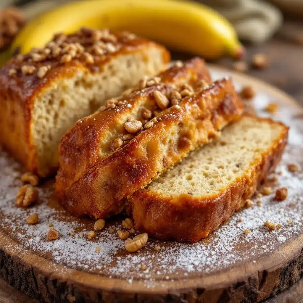 Fluffiges Bananenbrot mit Walnüssen preparation steps