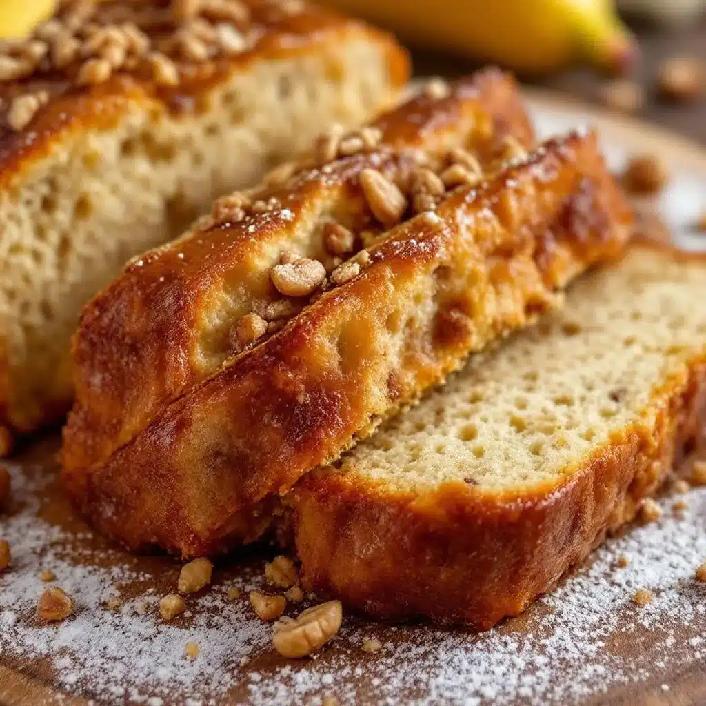 Fluffiges Bananenbrot mit Walnüssen - featured image