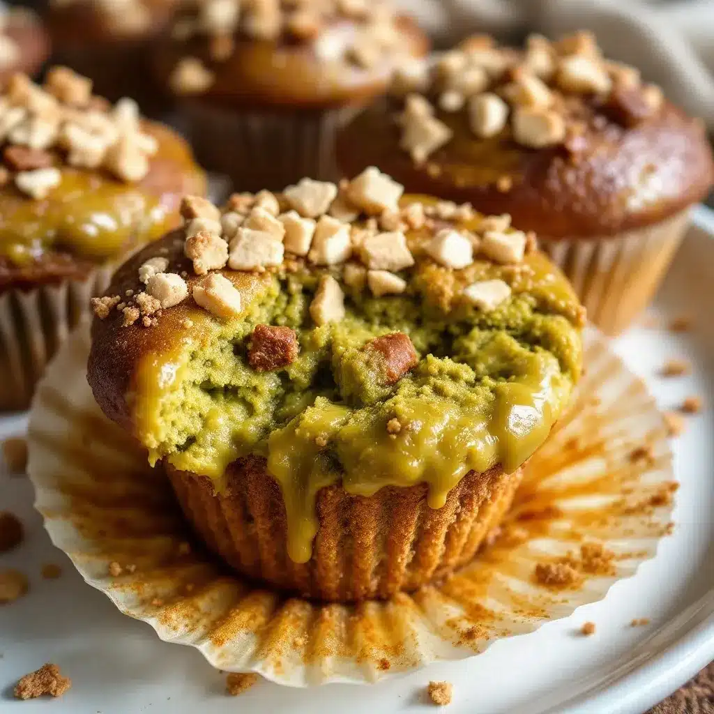 Fluffy Matcha-Latte-Muffins preparation steps