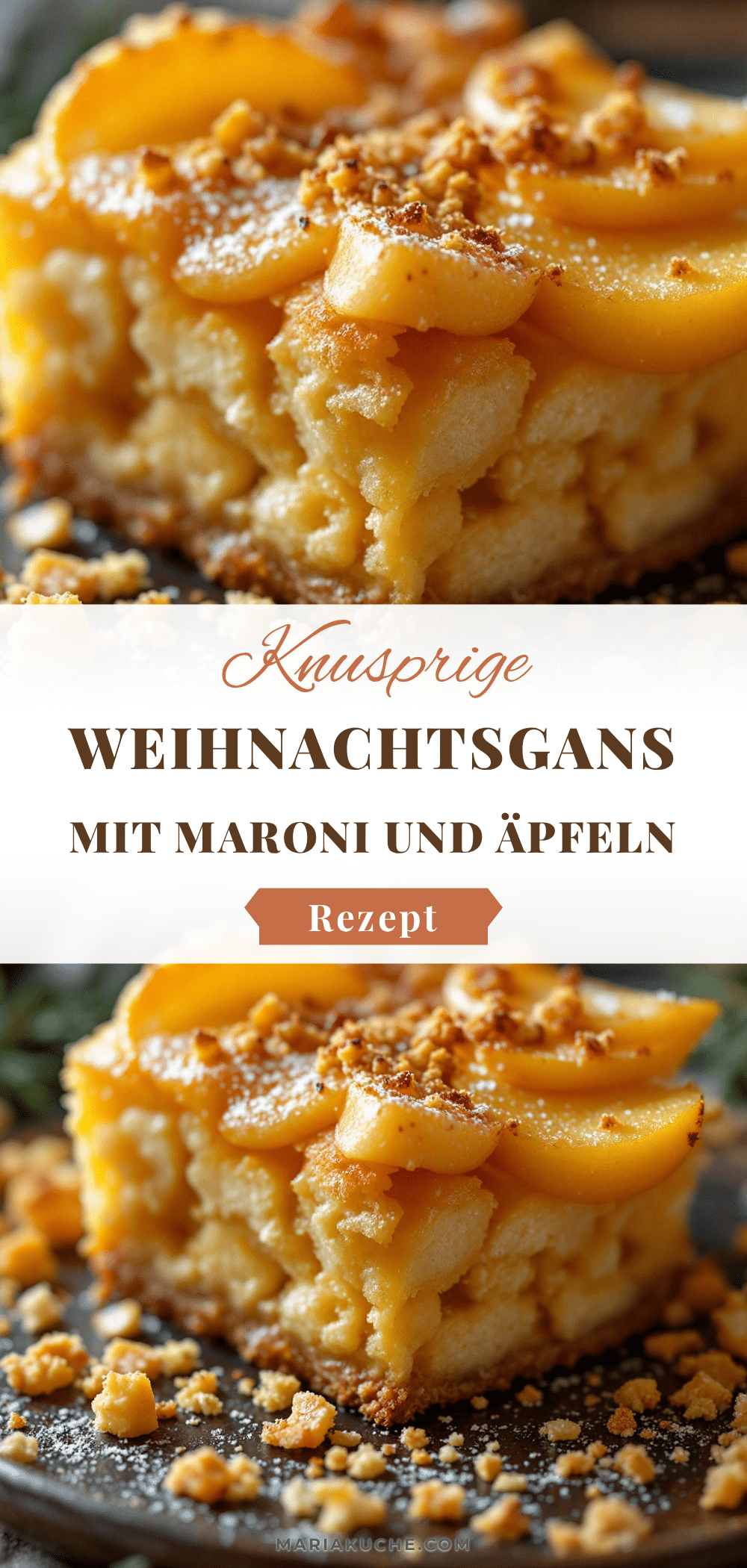 Gans mit Maroni und Äpfeln recipe