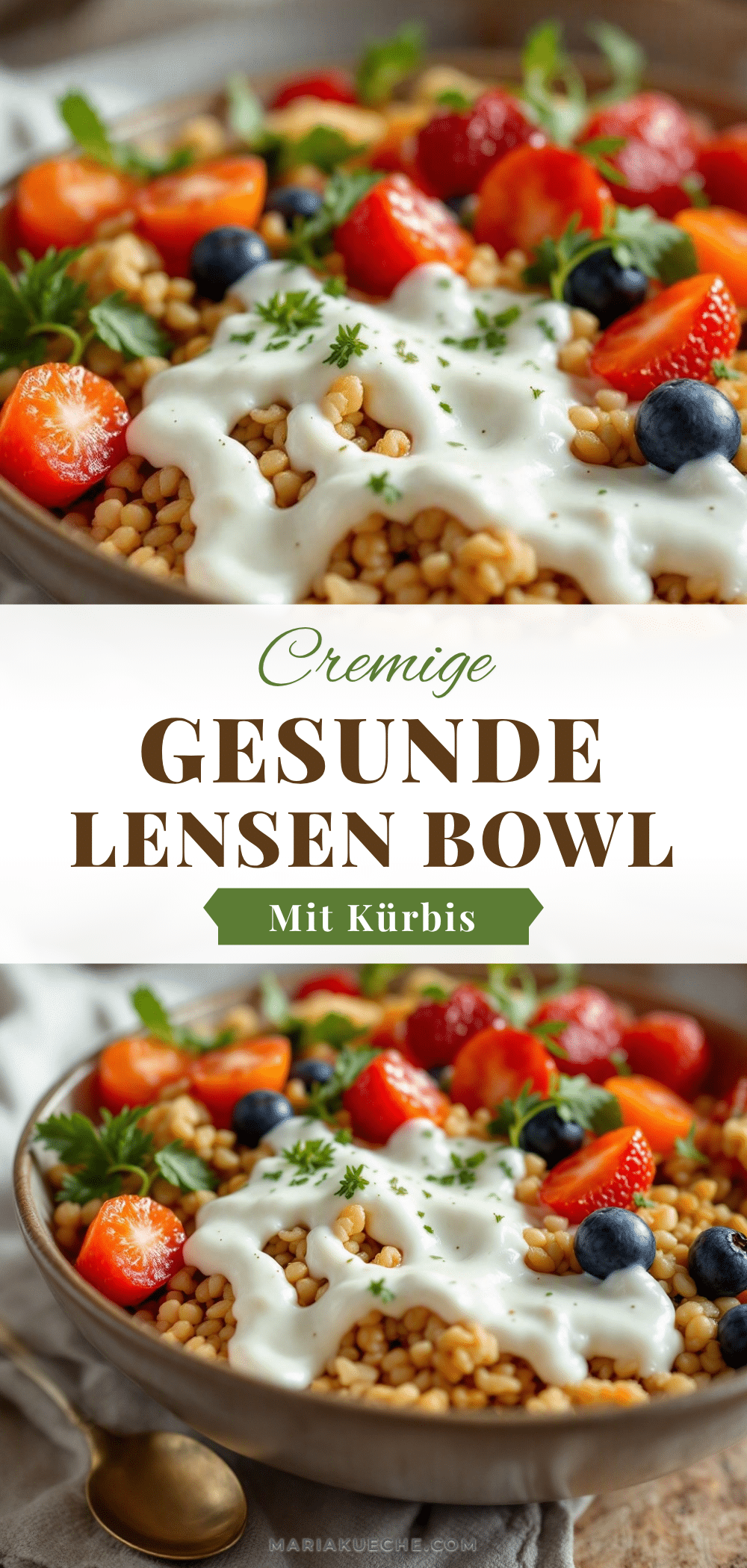 gesunde Linsen-Bowl recipe