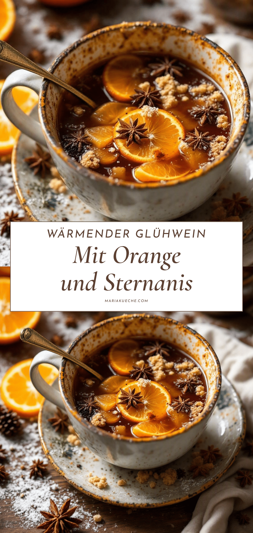 Glühwein mit Orange und Sternanis recipe
