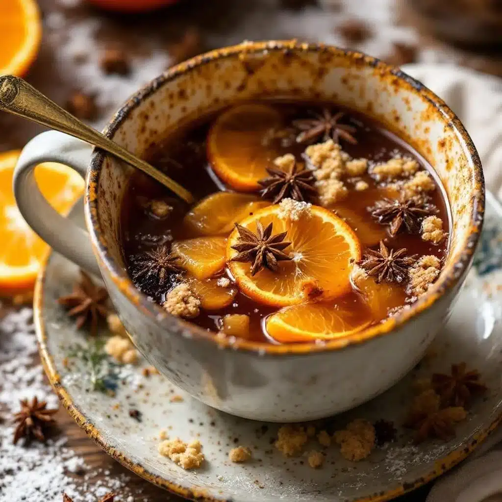 Glühwein mit Orange und Sternanis - featured image