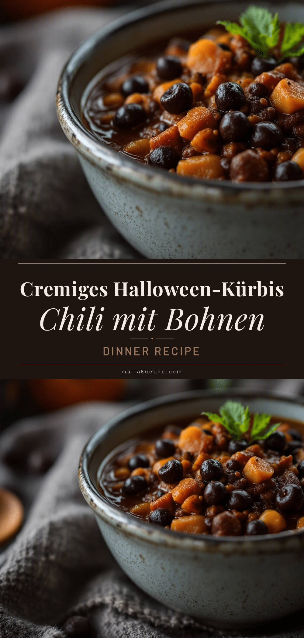 Halloween-Kürbis-Chili recipe