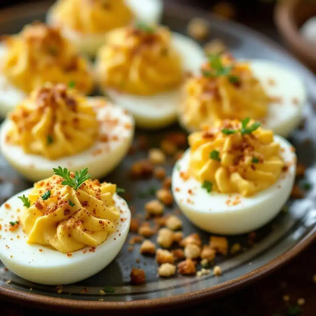 Halloween-Kürbis-Deviled-Eggs - featured image
