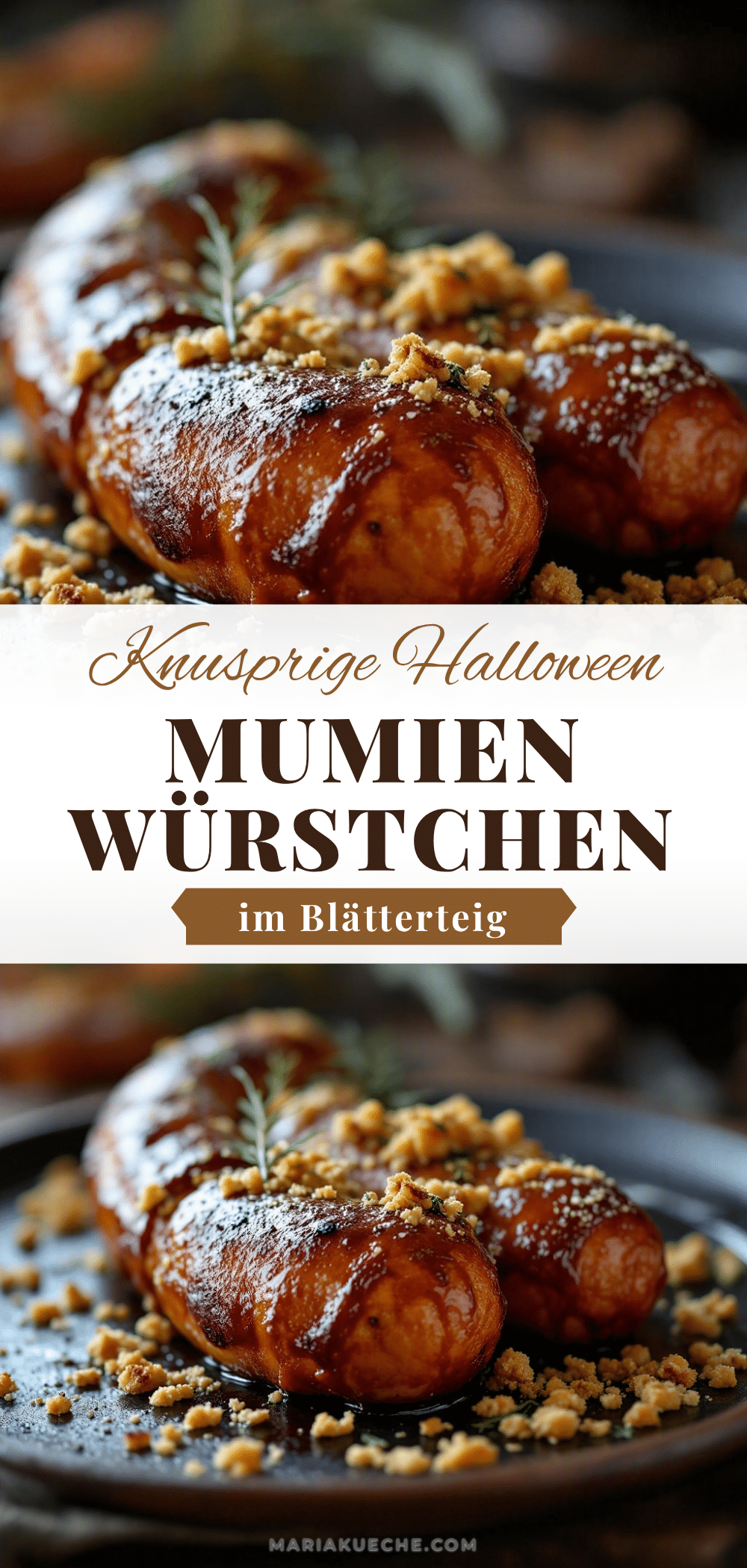 Halloween Mumien Würstchen recipe