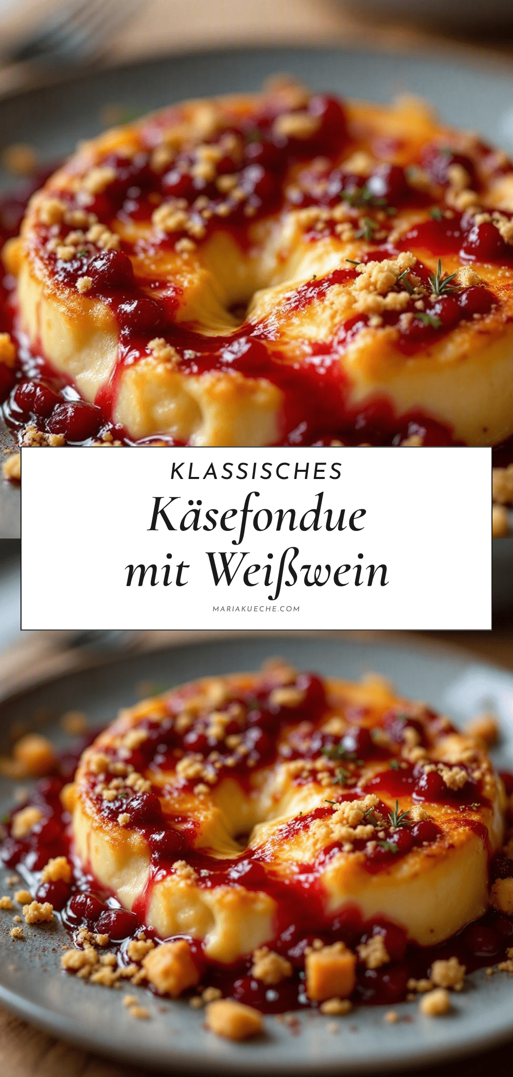 Käsefondue mit Weißwein recipe