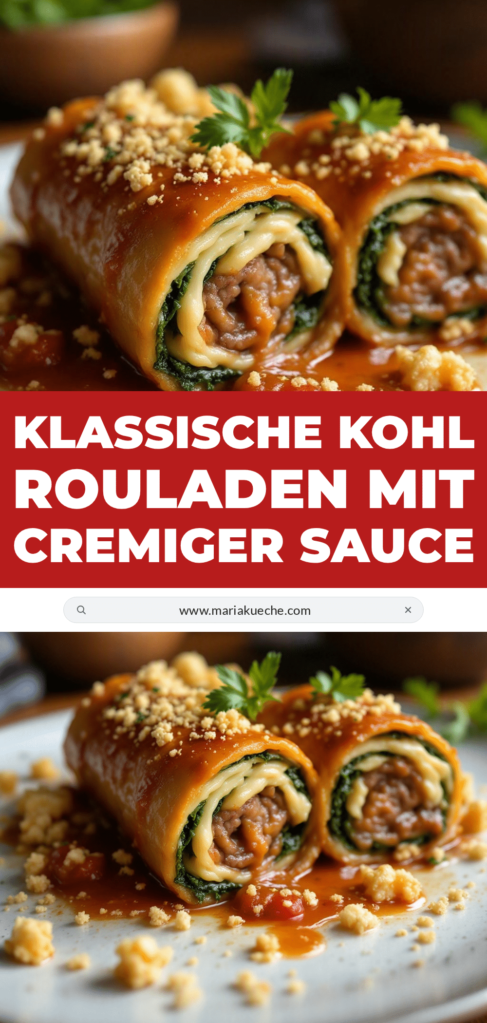 Klassische Kohlrouladen recipe