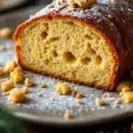 Klassischer Christstollen mit Marzipan - featured image