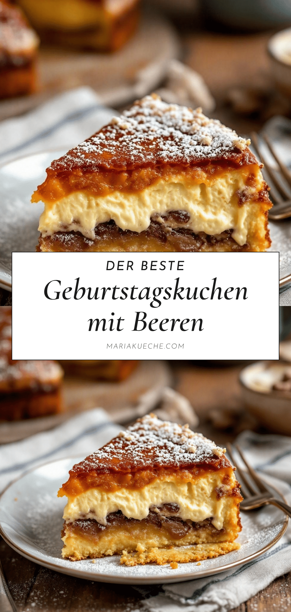 Klassischer Geburtstagskuchen mit Beeren recipe