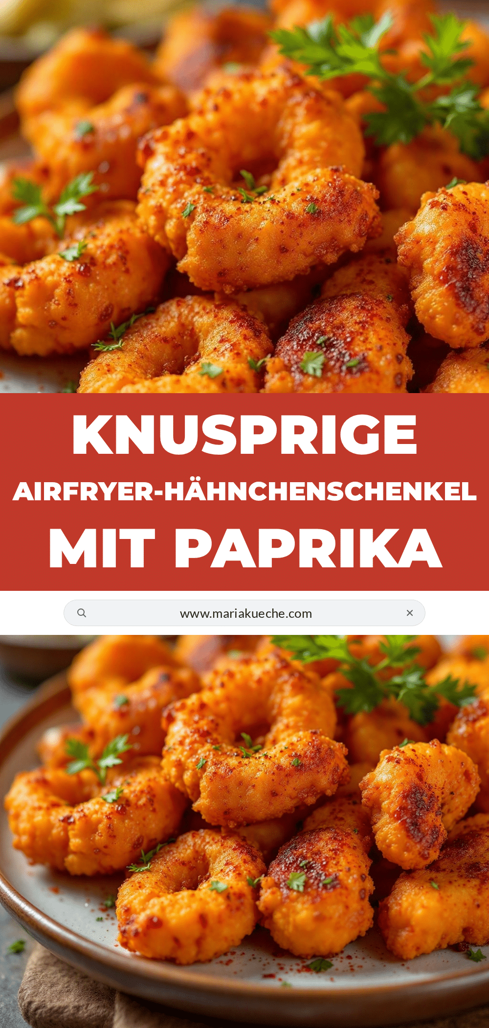 Knusprige Airfryer-Hähnchenschenkel recipe