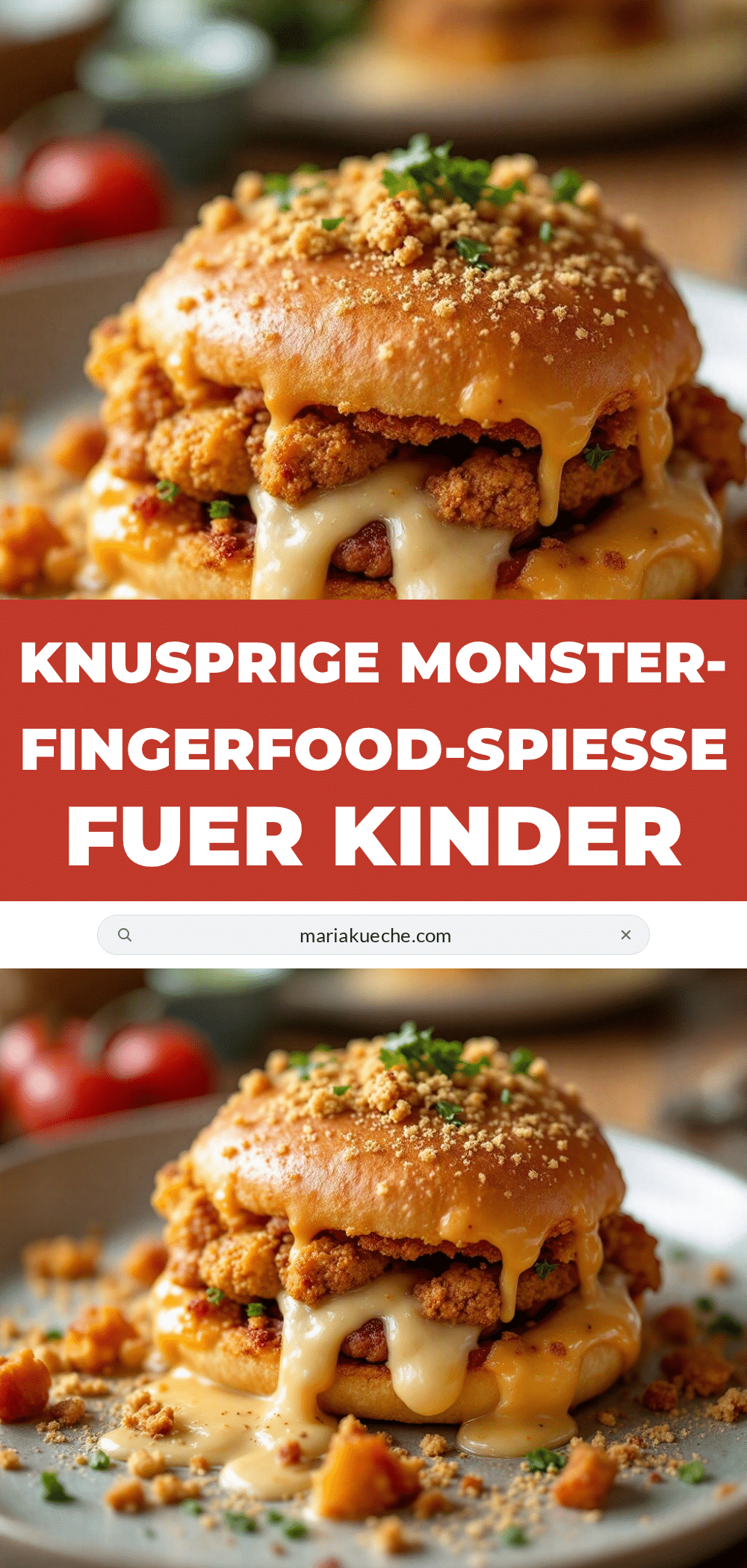Knusprige Monster-Fingerfood-Spiesse recipe