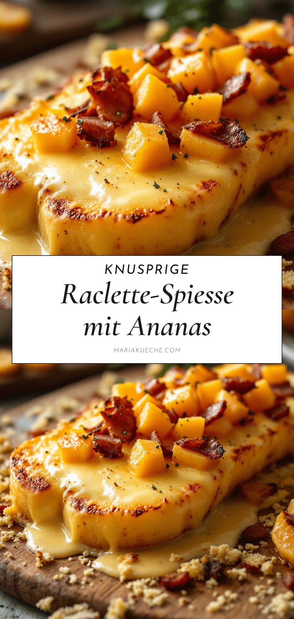 Knusprige Raclette-Spiesse recipe