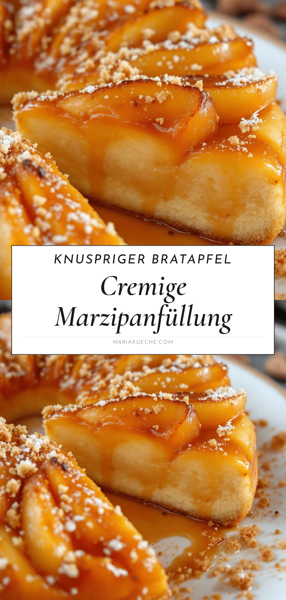 Knuspriger Bratapfel mit Marzipan-Füllung recipe