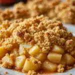 Knuspriges Rustikales Apfel-Zimt-Crumble - featured image