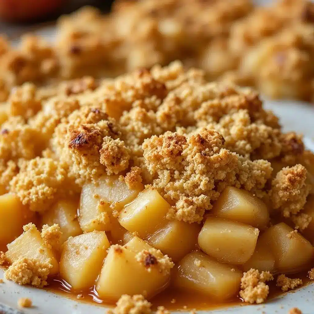 Knuspriges Rustikales Apfel-Zimt-Crumble - featured image