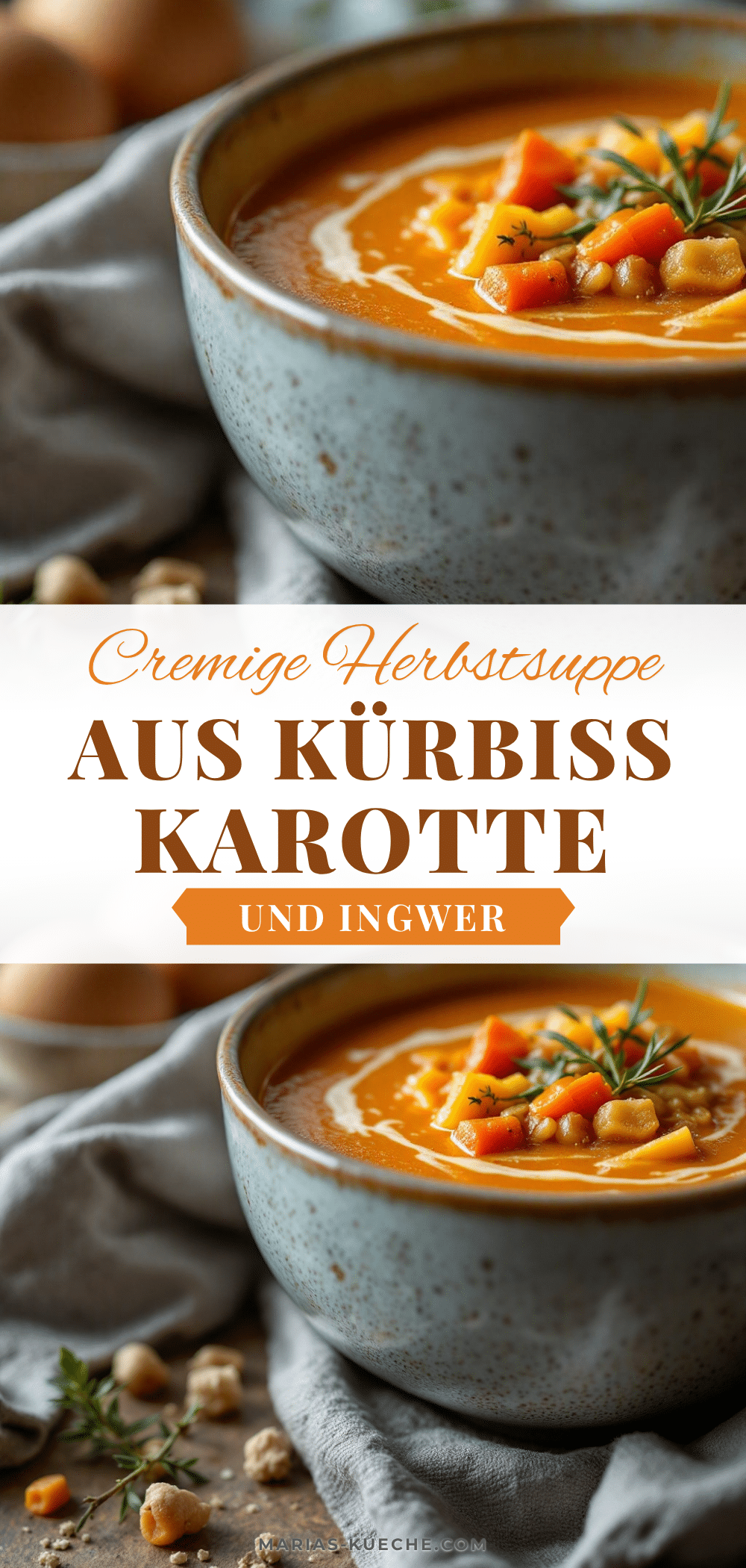 Kürbissuppe mit Ingwer recipe