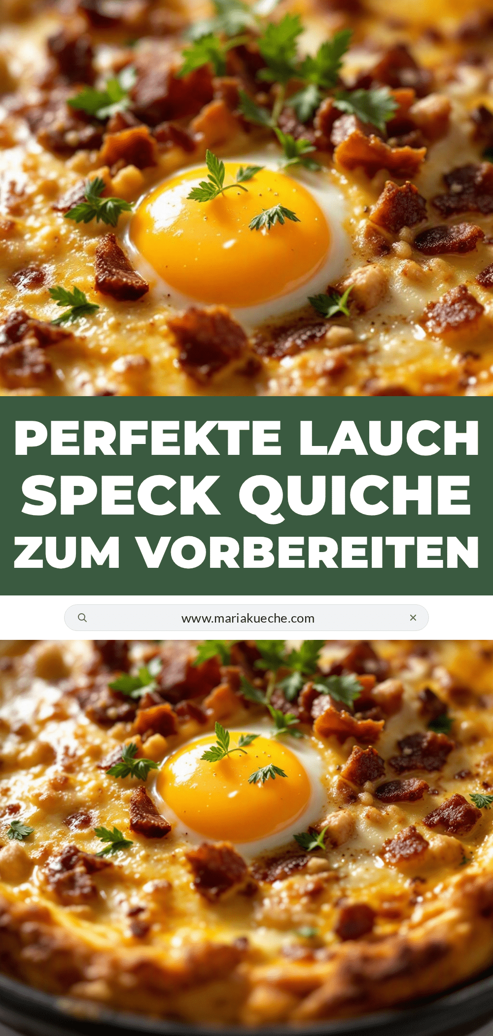 Lauch-Speck Quiche recipe