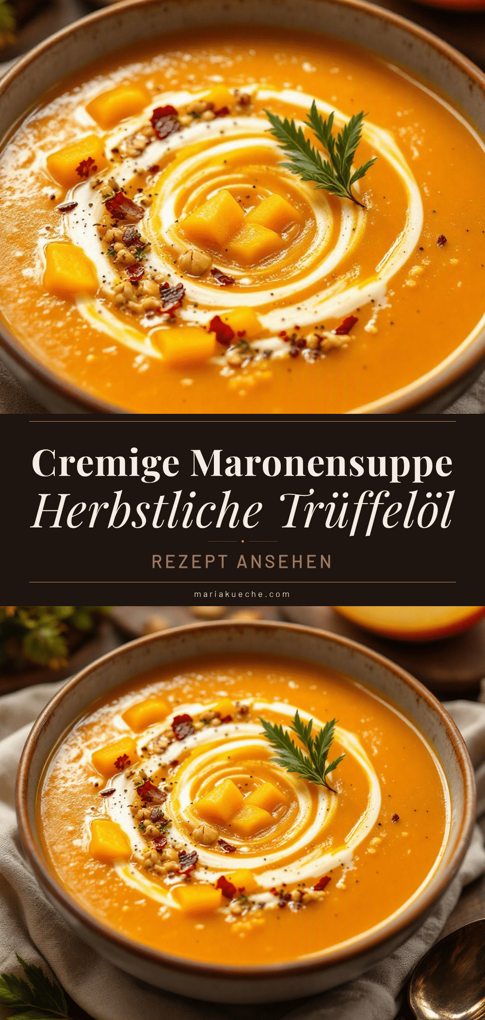 Maronensuppe mit Trüfföl recipe