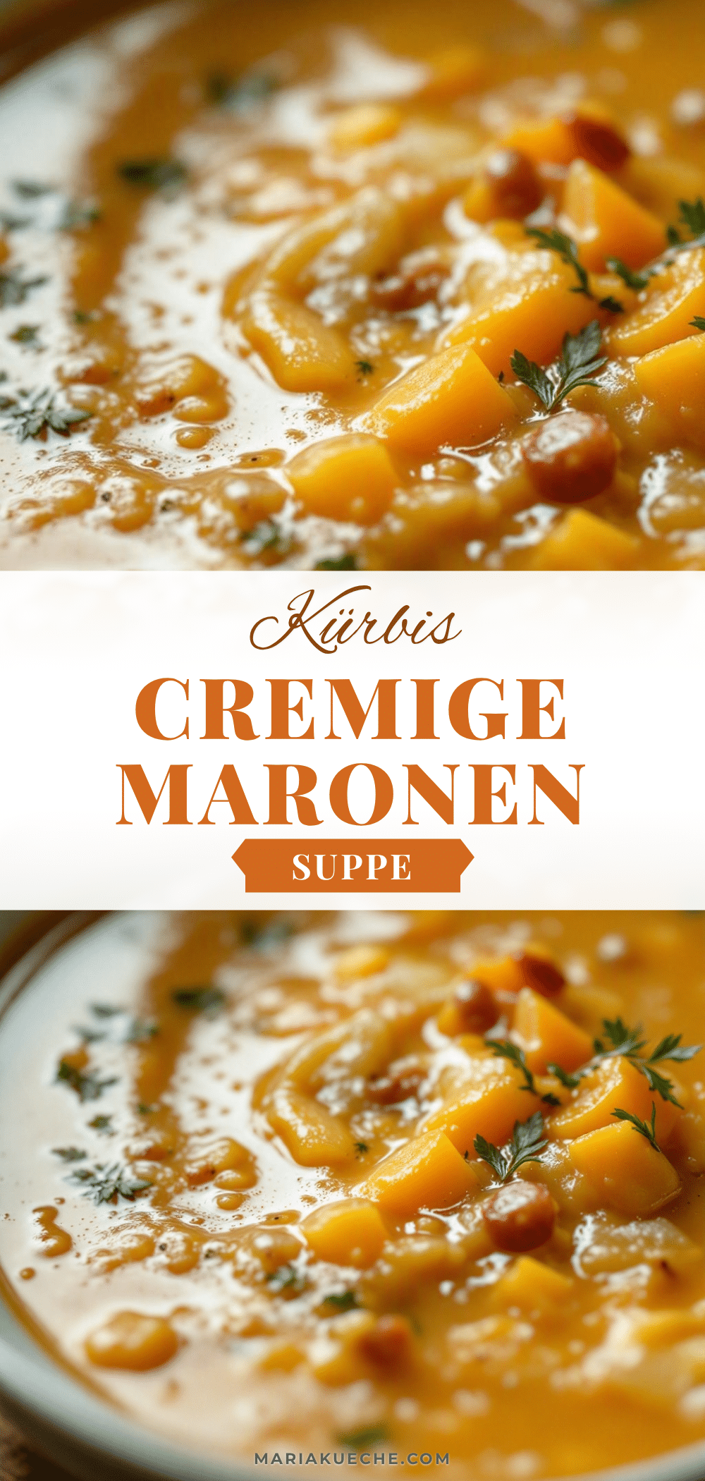 Weihnachts-Kürbis-Maronen-Suppe recipe